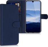 kwmobile telefoonhoesje voor LG K50 - Hoesje met pasjeshouder in donkerblauw - Wallet case