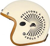 Helstons Sun Carbon Fiber Beige Jet Helmet 2XL - Maat 2XL - Helm