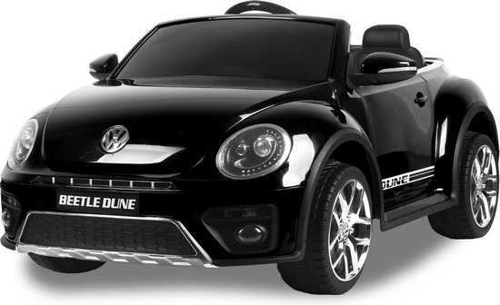 VW Dune Beetle Elektrische Kinderauto - Accu Auto - Sterke Accu -  Afstandbediening - Zwart | bol.com