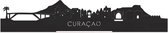 Standing Skyline Curaçao Zwart hout - 60 cm - Woondecoratie design - Decoratie om neer te zetten - WoodWideCities
