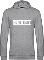 Mij niet bellen hoodie grijs | Chateau Meiland | Martien Meiland | sweater | trui | unisex