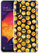 Galaxy A50 Hoesje Emoji - Designed by Cazy