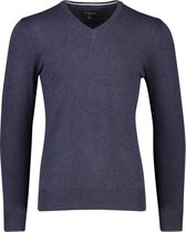 Cavallaro Napoli - Heren Trui - Tomasso V-neck Pullover - Donkerblauw  - Maat M