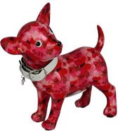 Pomme pidou Hond Pippa | Spaarpot | Medium | Butterfly Blast Cherrypink