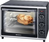 Bol.com Severin TO 2056 - Mini oven - Vrijstaand - zwart/zilver aanbieding