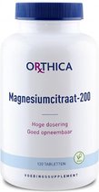Orthica Magnesiumcitraat-200 (mineralen) -120 Tabletten