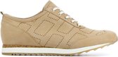Hassia Vrouwen Suède Lage sneakers / Damesschoenen 301952 - Beige - Maat 38