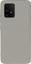 Mobigear Color TPU Backcover Hoesje - Geschikt voor Samsung Galaxy S10 Lite - Grijs