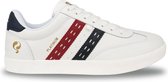 Heren Sneaker Platinum - Wit/Rood-Blauw