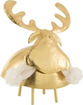 J-Line Eland Sjaal Metaal Goud Medium