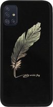 ADEL Siliconen Back Cover Softcase Hoesje Geschikt voor Samsung Galaxy A71 - Veer
