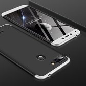 GKK Three Stage Splicing Full Coverage PC Case voor Xiaomi Redmi 6 (zwart + zilver)