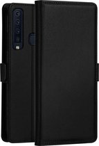 DZGOGO MILO-serie PC + PU horizontale flip lederen tas voor Samsung Galaxy A9 (2018), met houder en kaartsleuf en portemonnee (zwart)