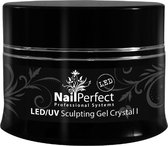NailPerfect LED/UV Sculpting Gel Crystal I