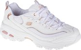 Skechers D'Lites Copper Divine 13145-WTRG, Vrouwen, Wit, Sneakers, maat: 38,5 EU