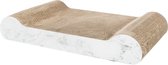 Trixie krabmat karton xxl marmer print lichtgrijs - 64x37x11 cm - 1 stuks