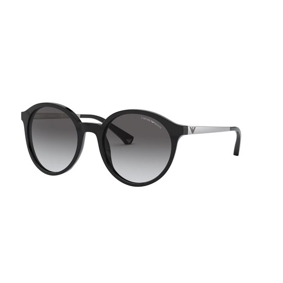 Emporio Armani Grey Gradient Zonnebril  - Zwart