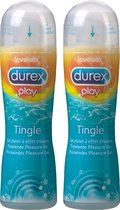 Durex Play Pleasure Gel Tingle Glijmiddel - 2 x 50 ml