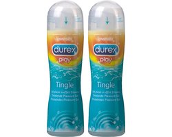 Durex Play Pleasure Gel Tingle Glijmiddel - 2 x 50 ml