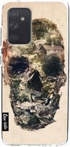 Casetastic Samsung Galaxy A52 (2021) 5G / Galaxy A52 (2021) 4G Hoesje - Softcover Hoesje met Design - Skull Town Print