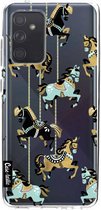 Casetastic Samsung Galaxy A52 (2021) 5G / Galaxy A52 (2021) 4G Hoesje - Softcover Hoesje met Design - Carousel Horses Print