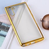 Ultradunne Galvaniserende Soft TPU Beschermende Cover Case voor Galaxy Note10 (Champagne Goud)