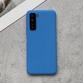 Voor Huawei nova 7 SE schokbestendig mat TPU beschermhoes (lichtblauw)