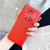 Voor vivo S6 5G All-inclusive Pure Prime Skin plastic hoesje met lensringbeschermingskap (rood)