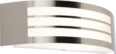 QAZQA sapphire wl - Moderne Wandlamp voor buiten - 1 lichts - D 90 mm - Staal - Buitenverlichting