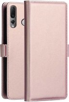 DZGOGO MILO-serie PC + PU horizontale flip lederen case voor Huawei Nova 4, met houder en kaartsleuf en portemonnee (rose goud)