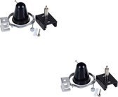 Spanningsrail Ophangset 2 Pack - Frikto - 3 Fase - 1 Meter - Zwart