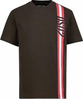 Dsquared2 Jongens Striped T-shirt Groen maat 140