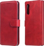 Voor LG Velvet 4G / Velvet 5G / G9 Klassieke Kalfsstructuur PU + TPU Horizontale Flip Leren Case, met Houder & Kaartsleuven & Portemonnee (Rood)