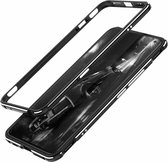 Voor Vivo iQOO 3 Aluminium schokbestendig beschermend bumperframe (zwart)