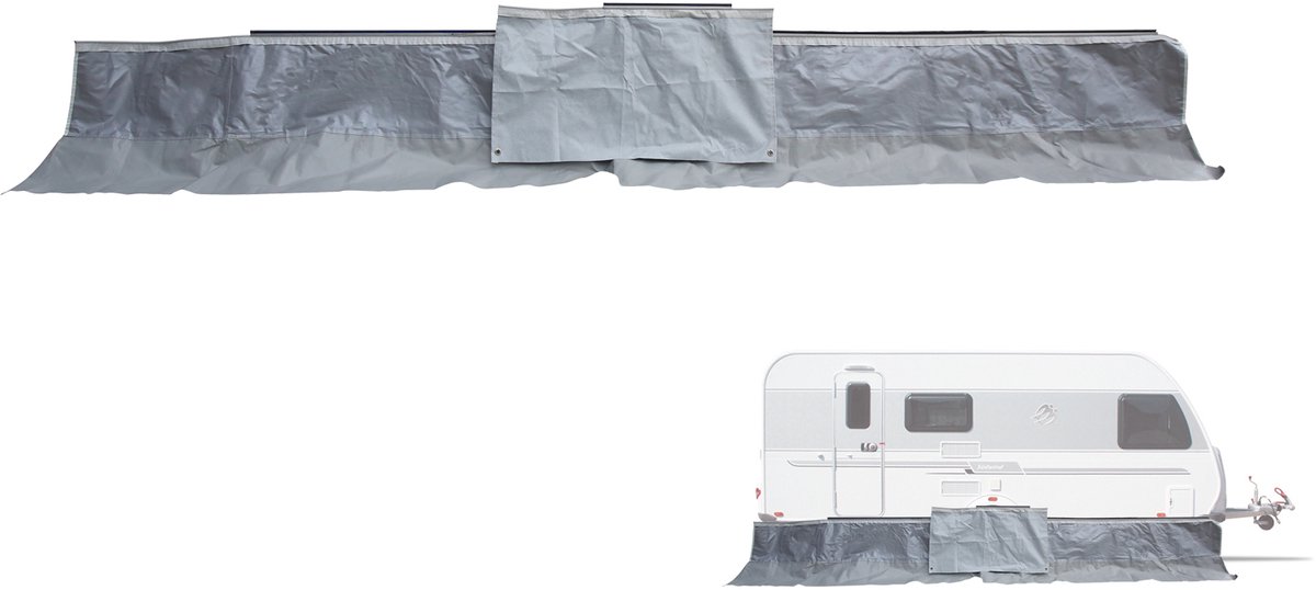 Reda Tochstrook Wielflap 5M - Voortentaccessoires - Grijs