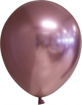 Rosé gouden ballonnen chroom 13cm | 100 stuks