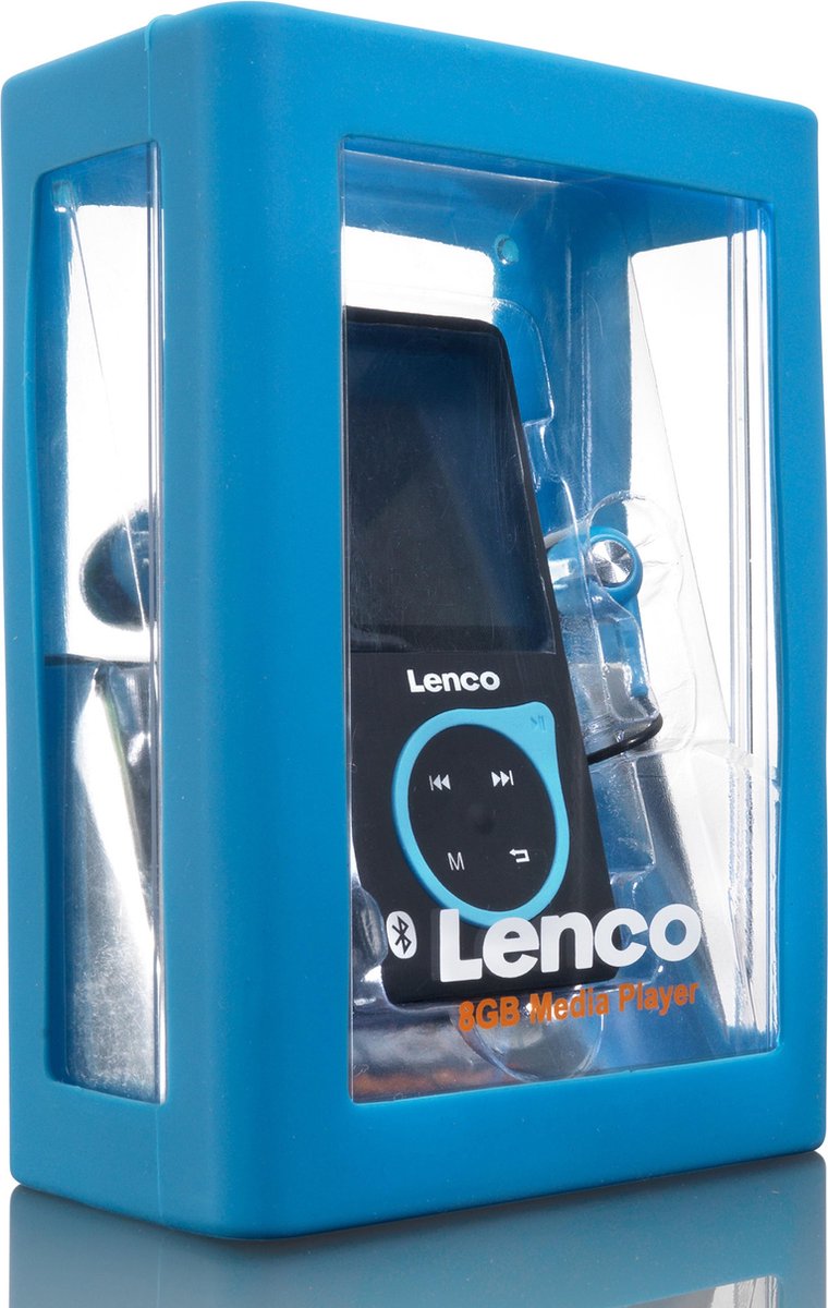 Lenco XEMIO-768 Blue - MP3-Speler met Bluetooth® inclusief 8GB micro SD en  sport... | bol