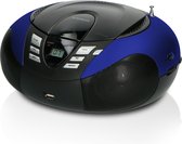 Lenco SCD-37 - Lecteur CD radio avec option MP3 et USB - Bleu