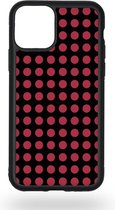 Red polka dots Telefoonhoesje - Apple iPhone 12 mini