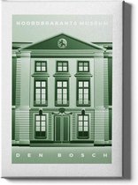 Walljar - Het Noordbrabants Museum - Muurdecoratie - Poster