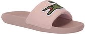 Lacoste Croco Slide Textiel Pink Green