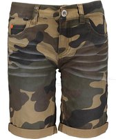 TYGO & vito jongens korte broek stretch Camou Army