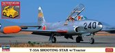 1:72 Hasegawa 02363 T33A Shooting Star mit Schlepper Plastic kit