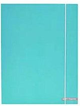 Verhaak Elastomap Soft Touch Pastel A4 Karton Blauw