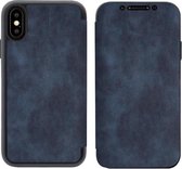 iPhone XR Bookcase Hoesje - Leer - Siliconen - Book Case - Flip Cover - Apple iPhone XR - Blauw