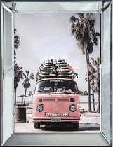 By Kohler Roze camper op het strand spiegellijst 70x4.5x90cm (113339)