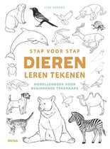 Boek cover Stap voor stap dieren leren tekenen van Lise Herzog (Paperback)