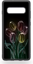 Neon tulips Telefoonhoesje - Samsung Galaxy S10+