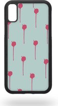 Pink paint splashes Telefoonhoesje - Apple iPhone XR