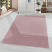 Laagpolig vloerkleed - Smoothly Roze 80x150cm